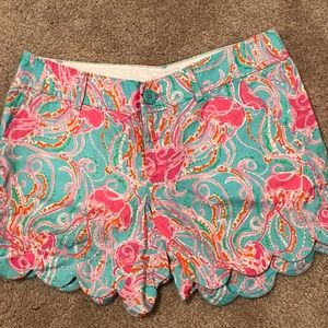 Lilly Pulitzer Jellies Be Jammin Buttercup Shorts